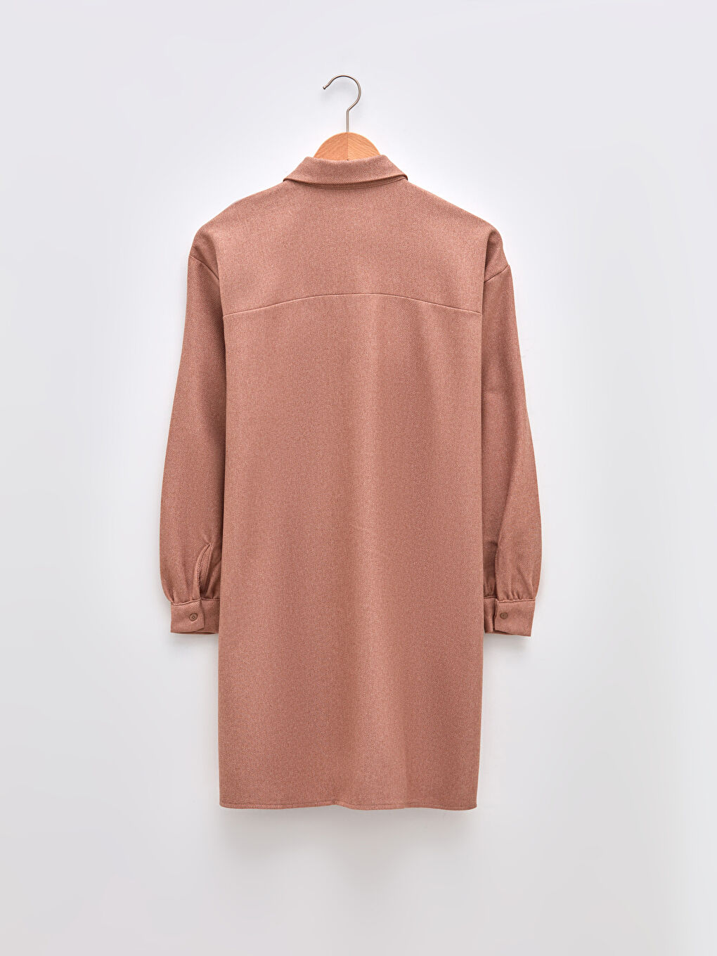 Plain Long Sleeve Women's Shirt Tunic-6