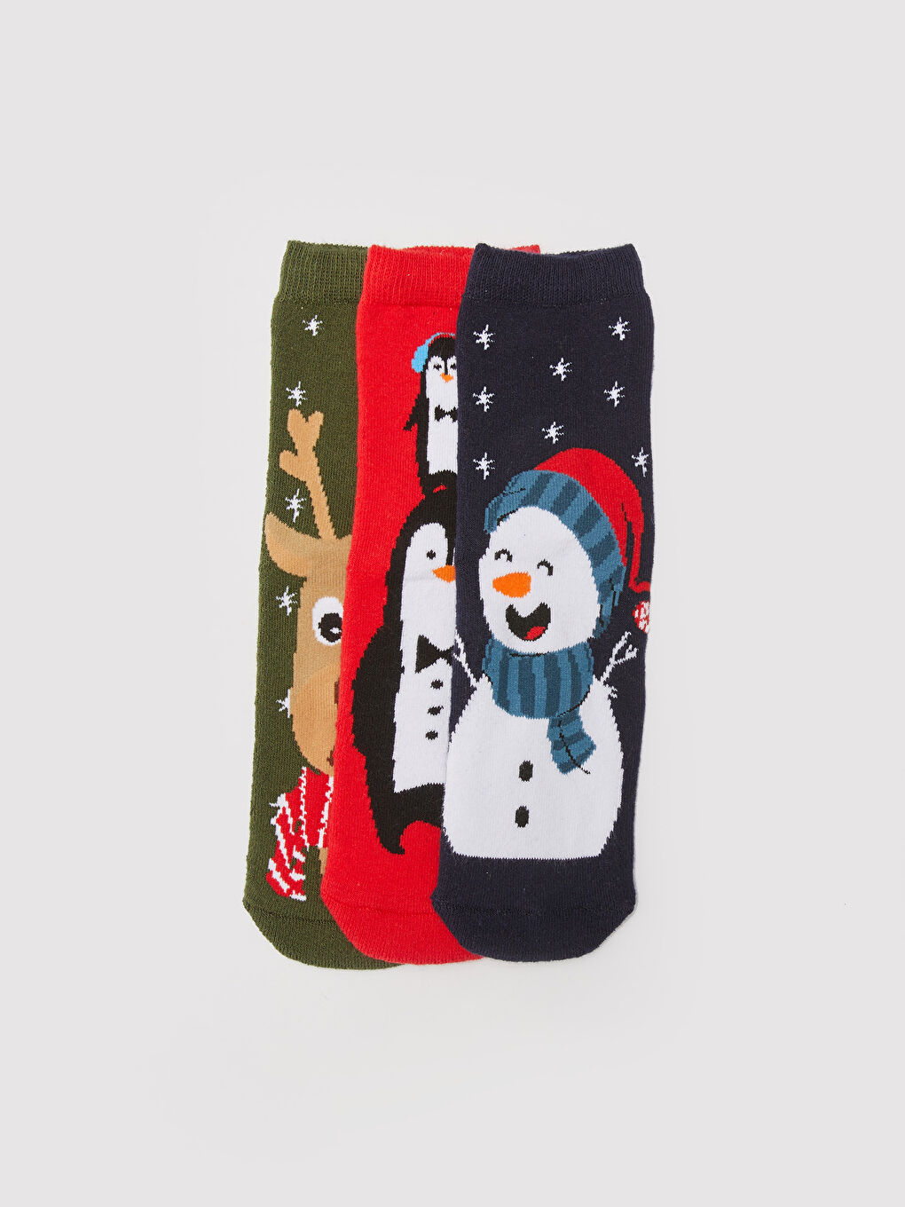 LCW Kids Weihnachtsthema Jungen Dicke Frotteesocken 3er-Pack -W1I871Z4-K00