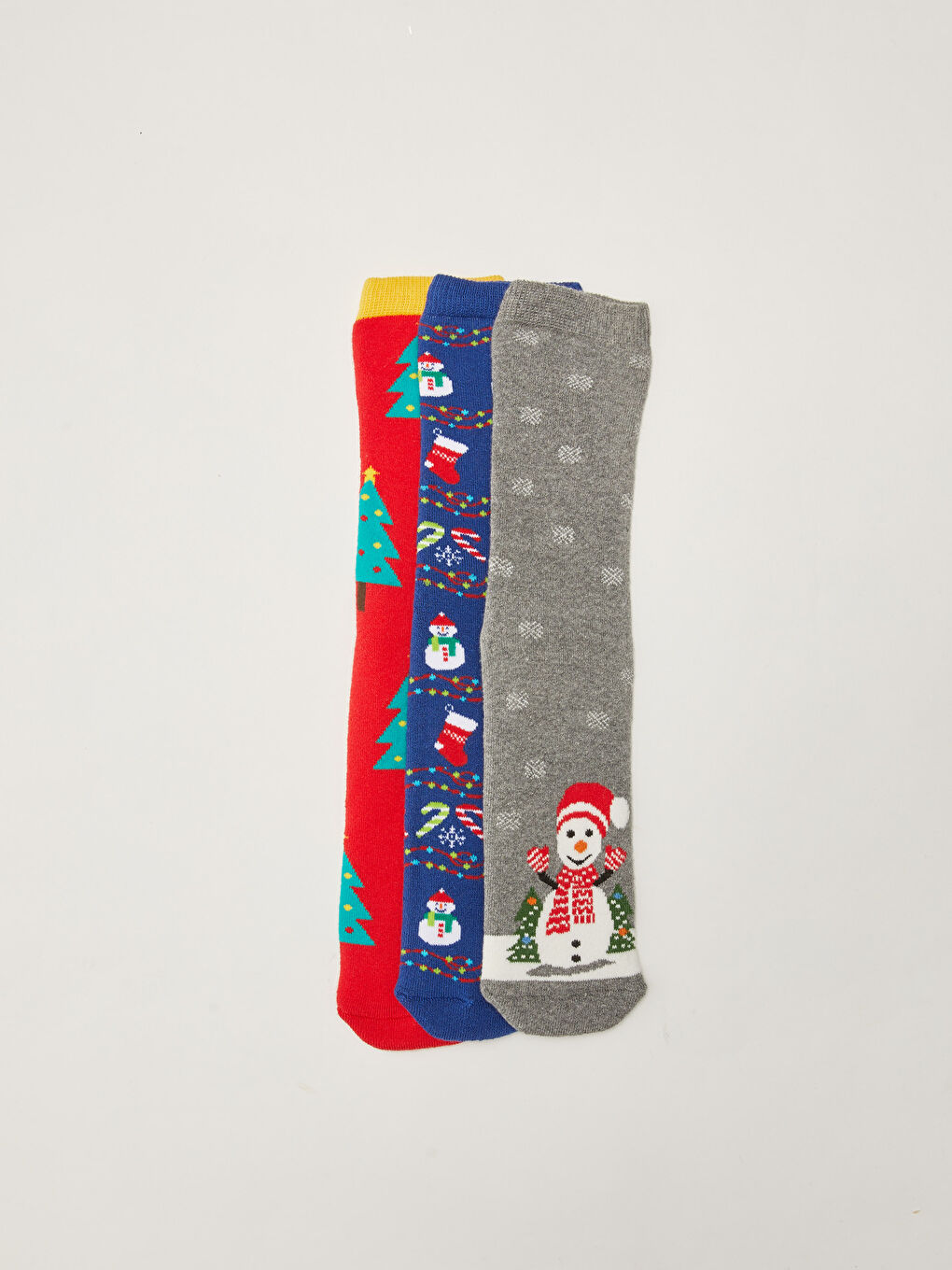 LCW Kids Christmas Themed Boys Thick Terry Socks 3 Pack -W1I873Z4-K00