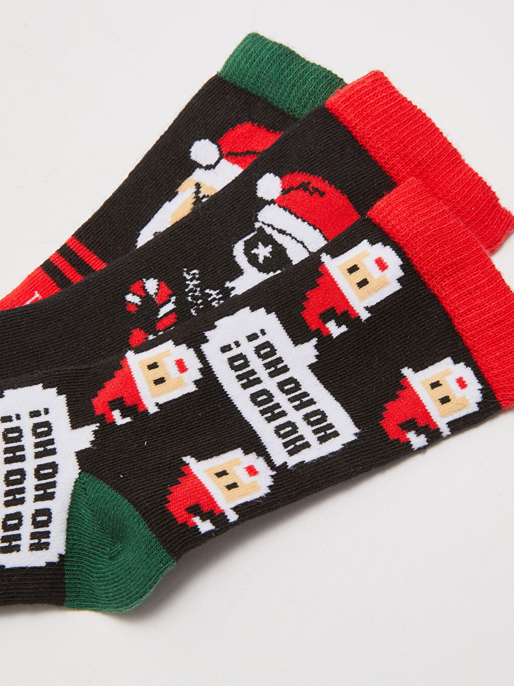 LCW Kids Christmas Themed Boys' Ankle Socks 3-Pack -W1I874Z4-K00