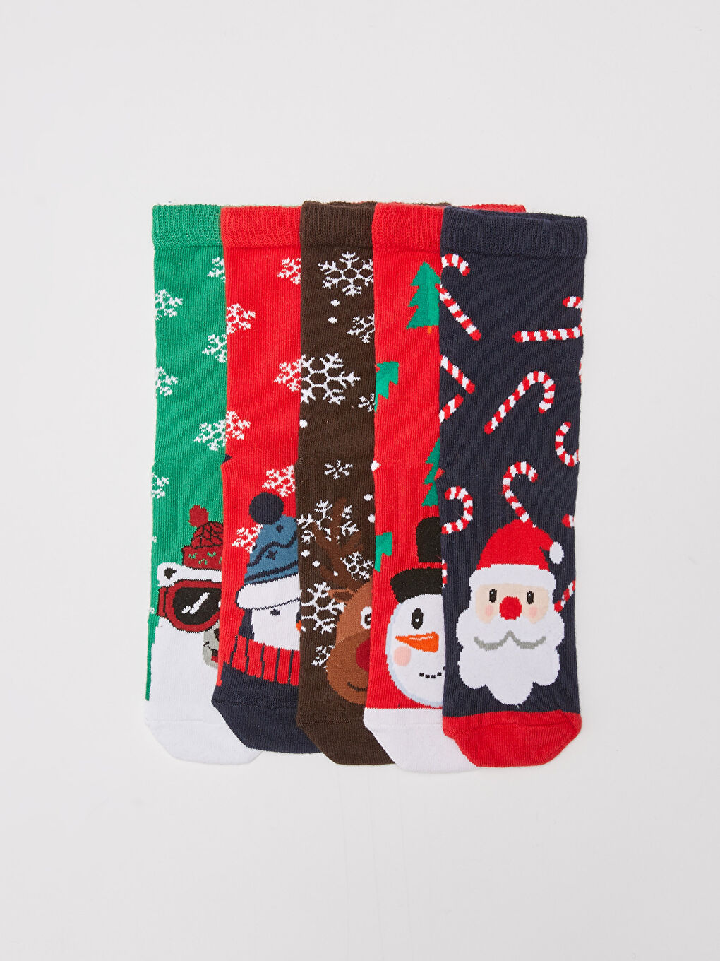 LCW Kids Chaussettes de Noël pour Garçons 5 Pack -W1I875Z4-K00