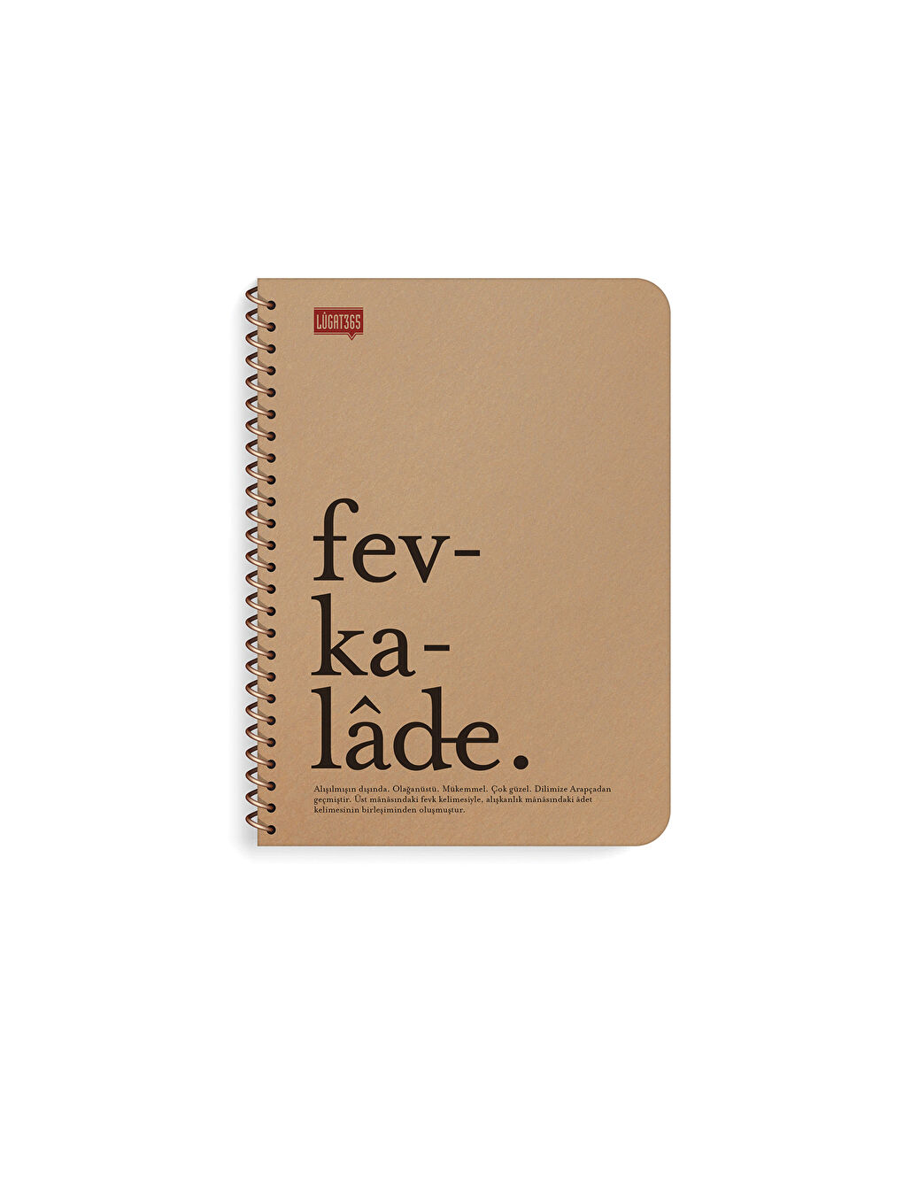 Keskin Kırtasiye Lugat 365 Extraordinary 80 Leaf Lined Notebook