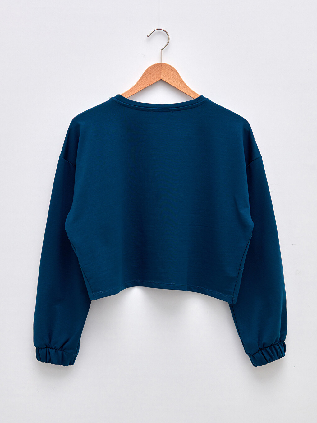 Sweat-shirt à col rond à motifs pour femmes à manches longues-6