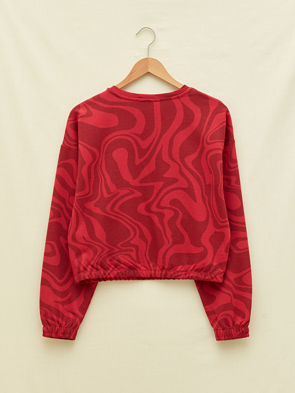 Hanorac pentru Femei cu Mânecă Lungă, Guler Rotund, Imprimat cu Slogan-6