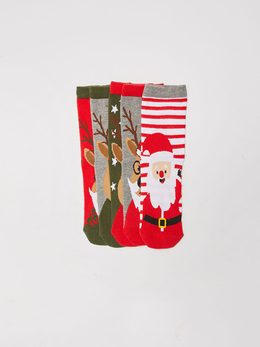 New Year Themed Boys' Ankle Socks 5 Pack