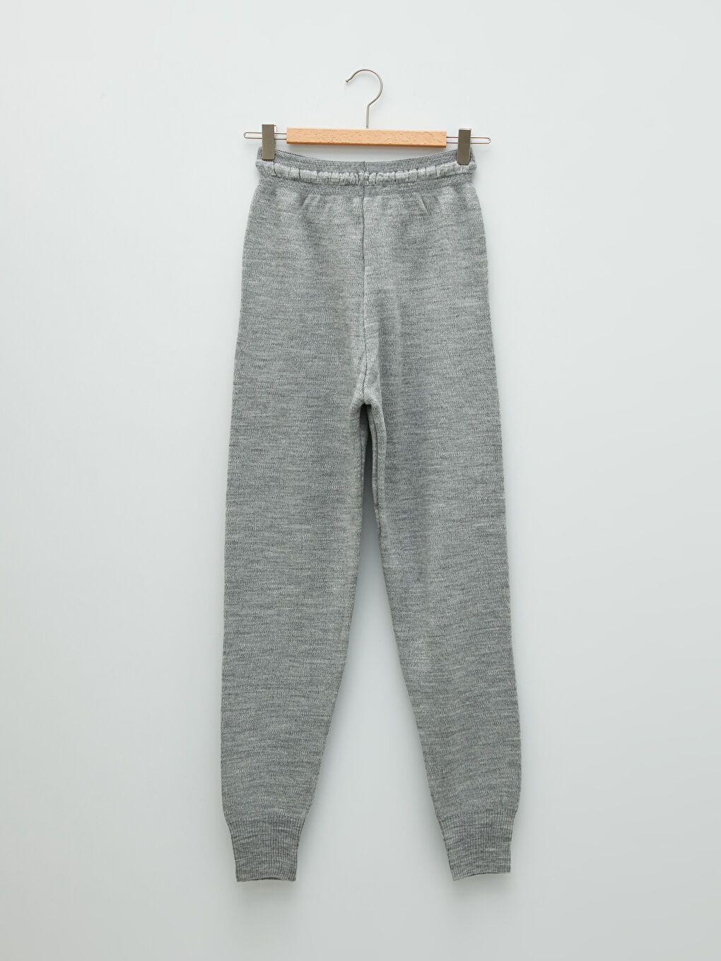 Pantalon de Jogging pour Femmes en Tricot avec Taille Élastique, Coupe Droite et Poches-6
