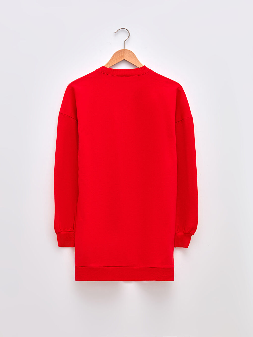 Crew Neck Mickey Mouse Embroidered Long Sleeve Women's Sweatshirt Tunic-6