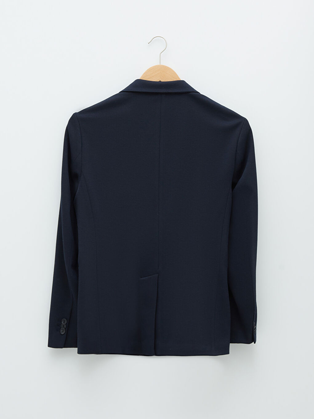 Lacivert Dar Kalıp Erkek Blazer Ceket-6