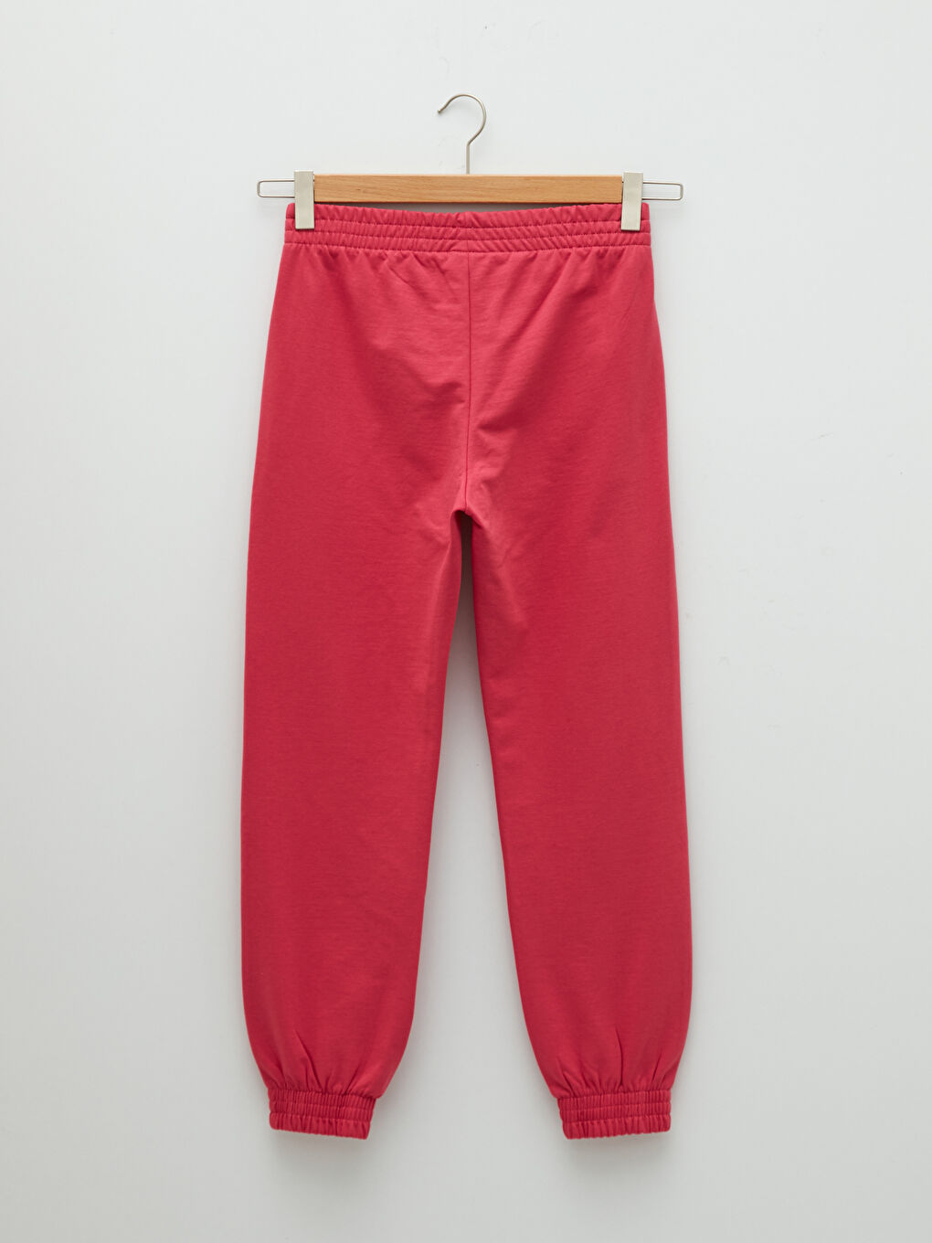 Pembe Beli Lastikli Cep Detaylı Kadın Jogger Eşofman Altı-6