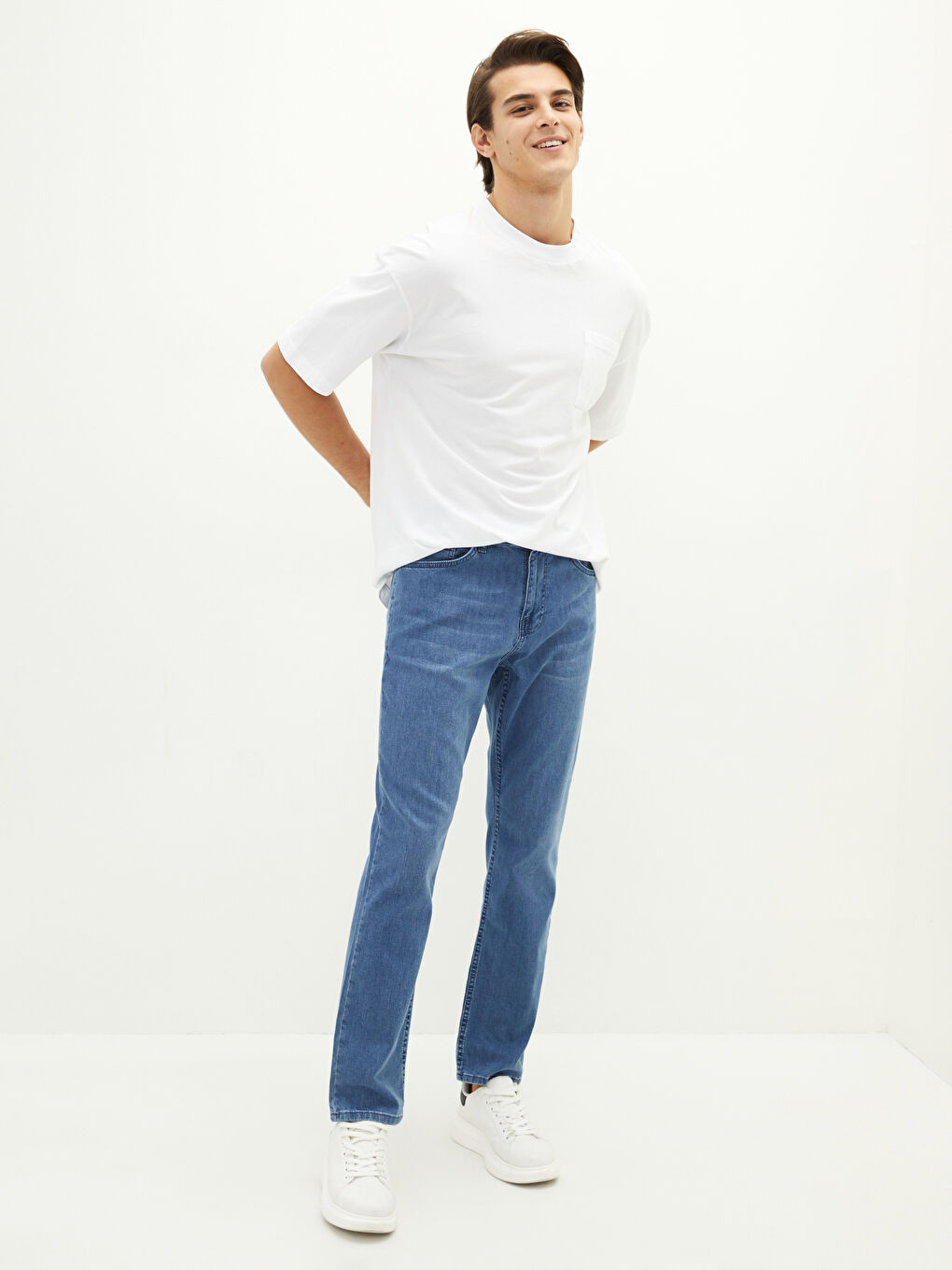 LCW Jeans 779 Regular Fit Smoke Jeans -W1IB90Z8-H45