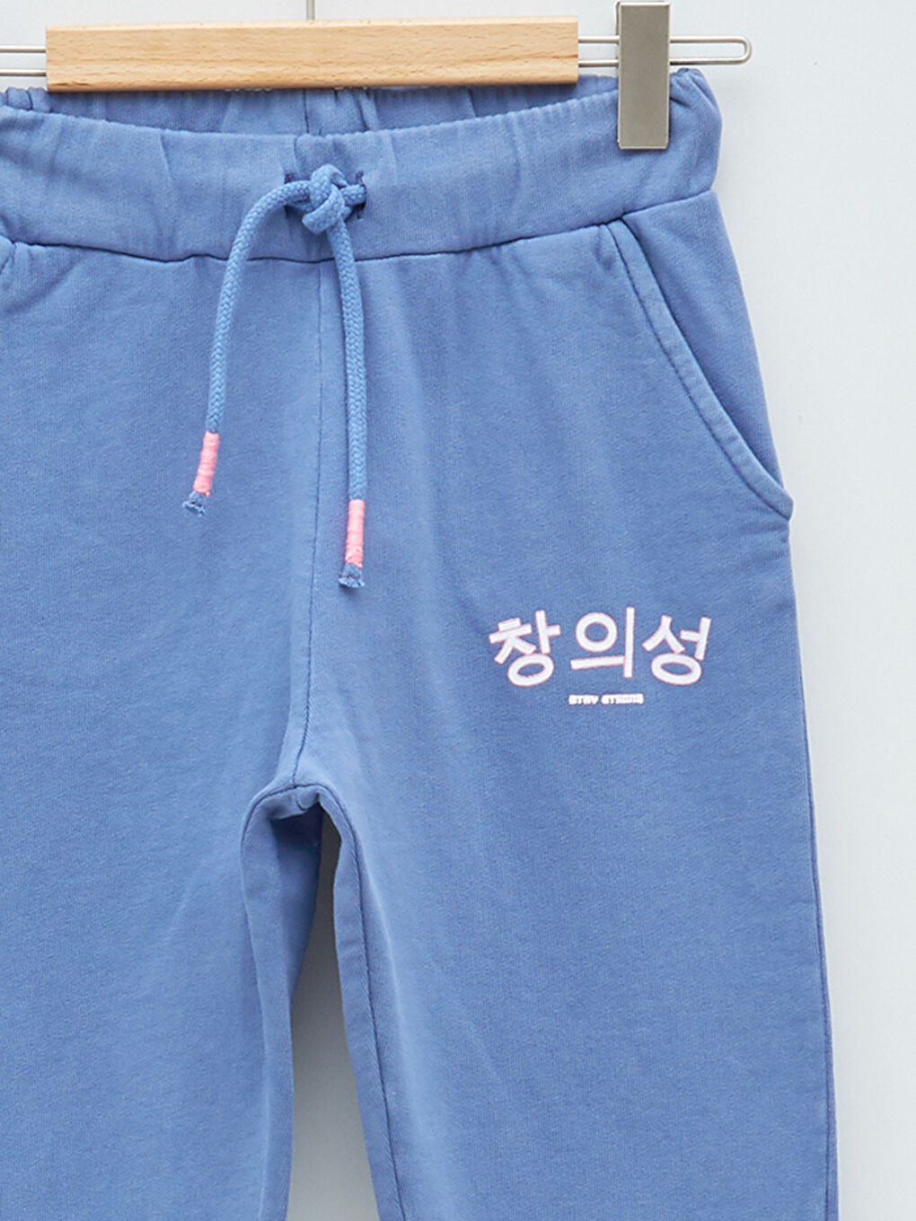 Elastic Waist Printed Girl Jogger Sweatpants-2