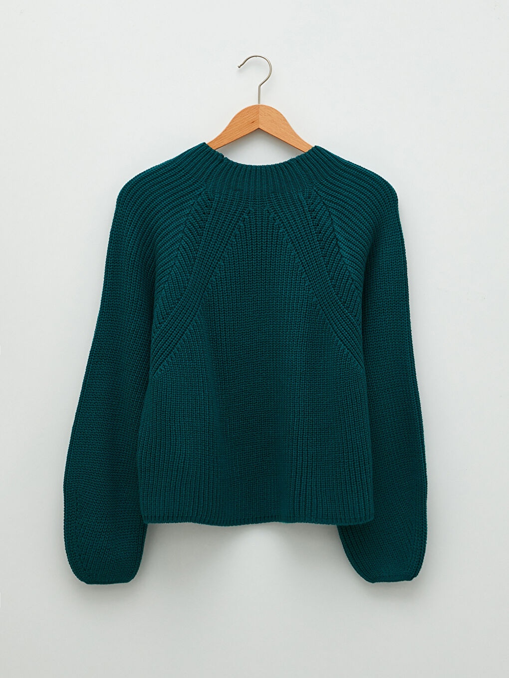 LCW Vision Rundhalsausschnitt Schlicht Langarm Damen Strickpullover -W1IB99Z8-HPS