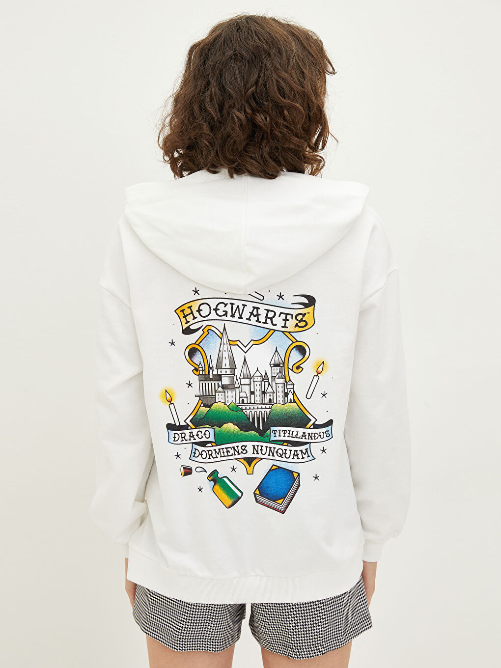 LCW Vision Hoodie Harry Potter Printed Long Sleeve Women's Sweatshirt -W1IC11Z8-R9J