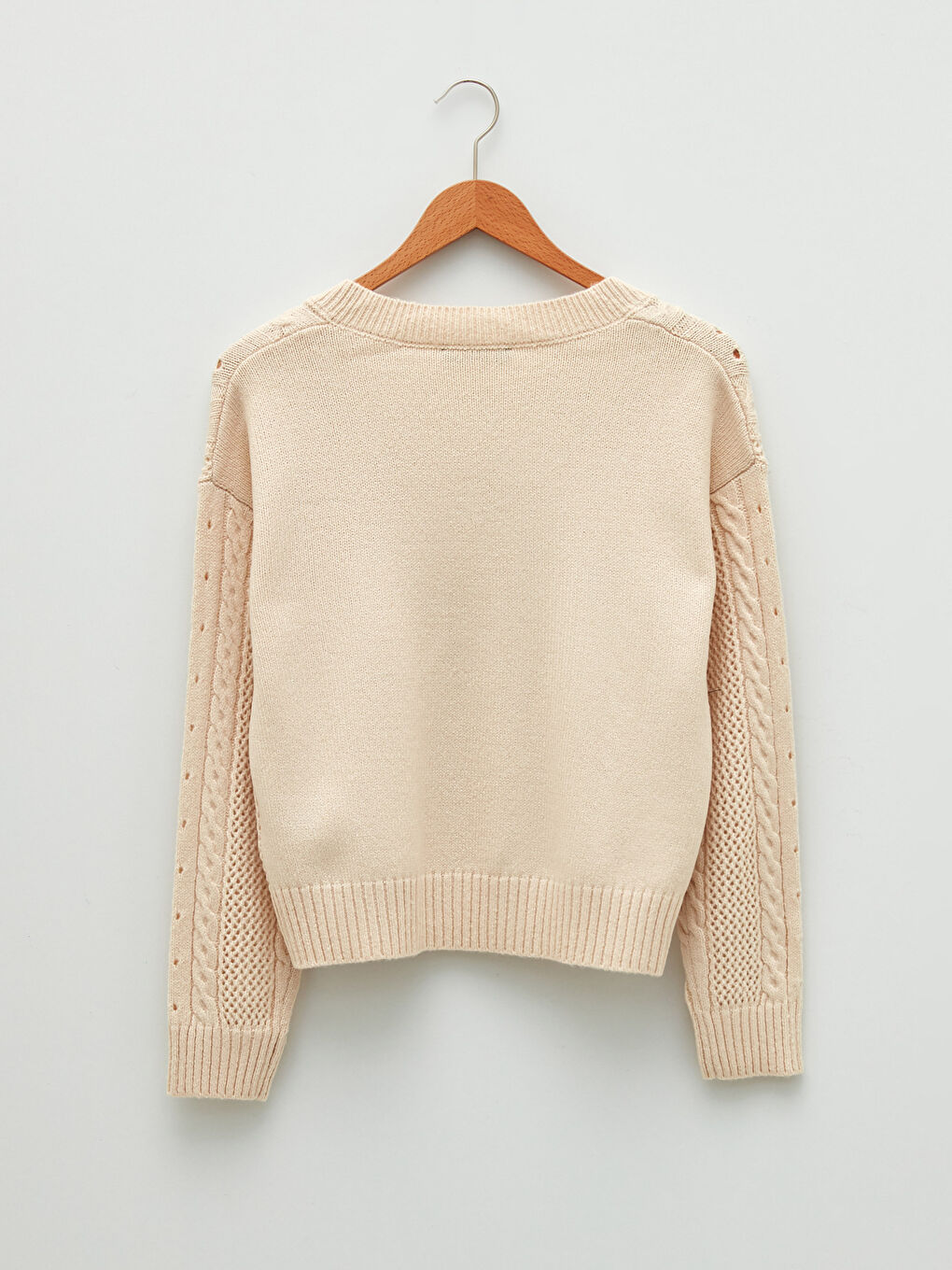 Žena BEŽ Džemper -6