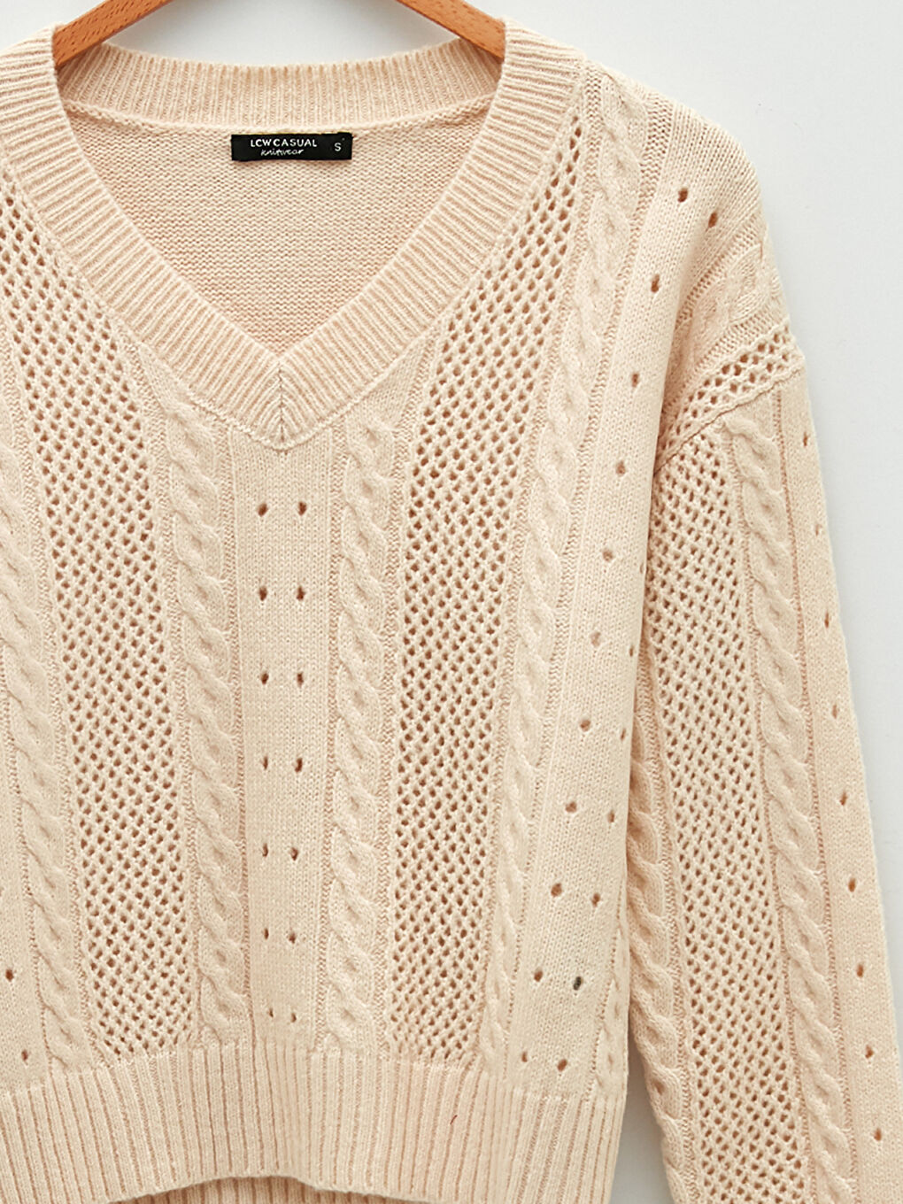 Žena BEŽ Džemper -7