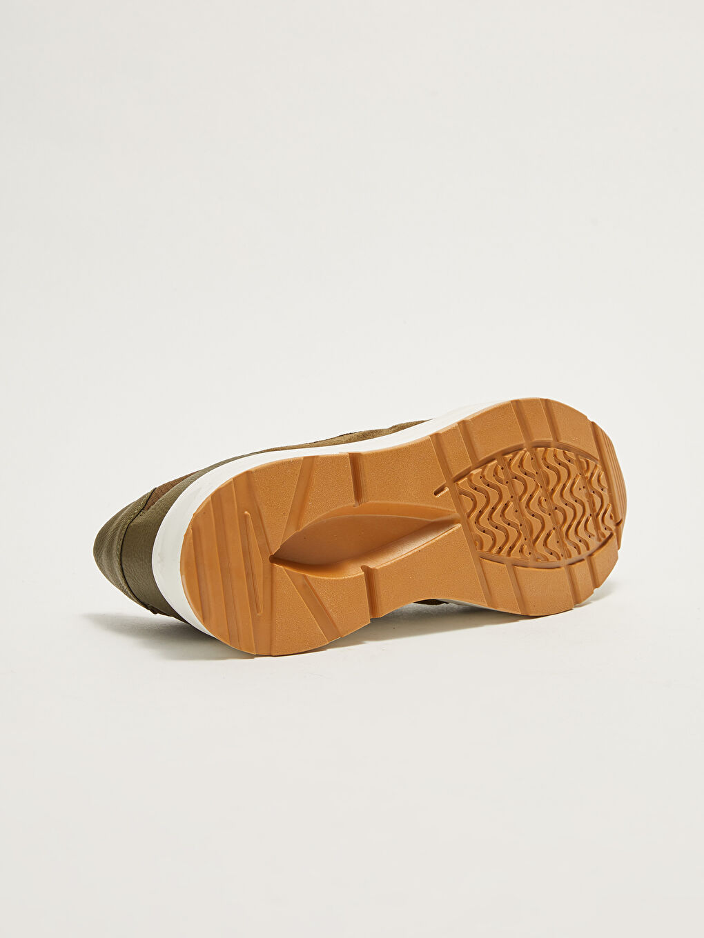 Bağcıklı Kalın Tabanlı Kadın Spor Ayakkabı-4