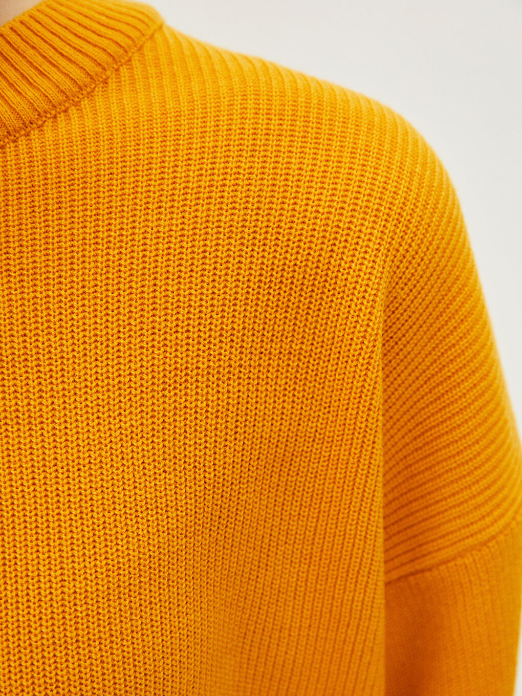 Crew Neck Regular Lace-up Detailed Long Sleeve Women's Tricot Sweater-3