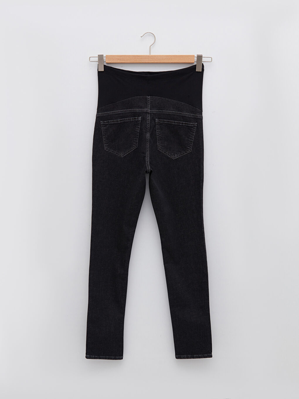 LCWAIKIKI Maternity Gri Rodeo Karın Panelli Mercury Skinny Fit Cep Detaylı Hamile Rodeo Jean Pantolon - 6