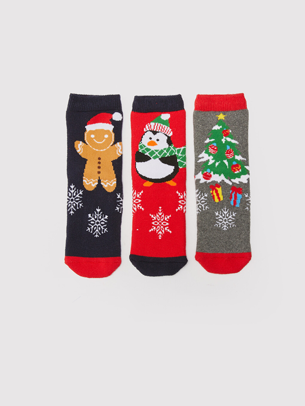 New Year Themed Boys Thick Terry Socks 3 Pack-1
