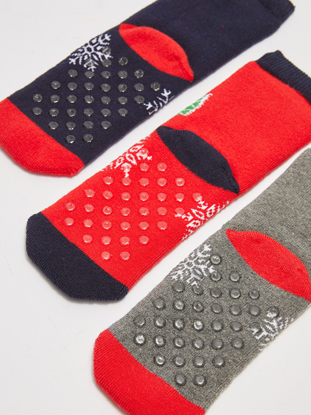 New Year Themed Boys Thick Terry Socks 3 Pack-3