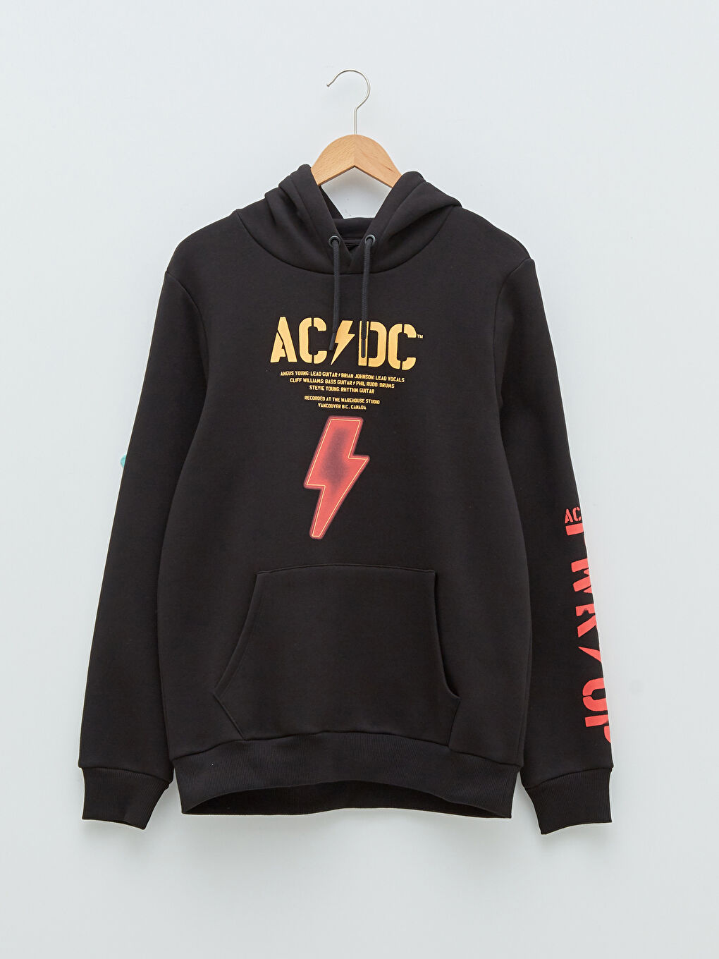 Long Sleeve AC/DC Printed Men's Thick Hoodie-5