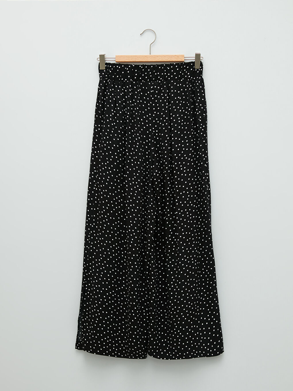 XSIDE Hose mit elastischer Taille, normaler Passform, weitem Bein, Schlitz und Viskose für Damen -W1IE52Z8-CVL