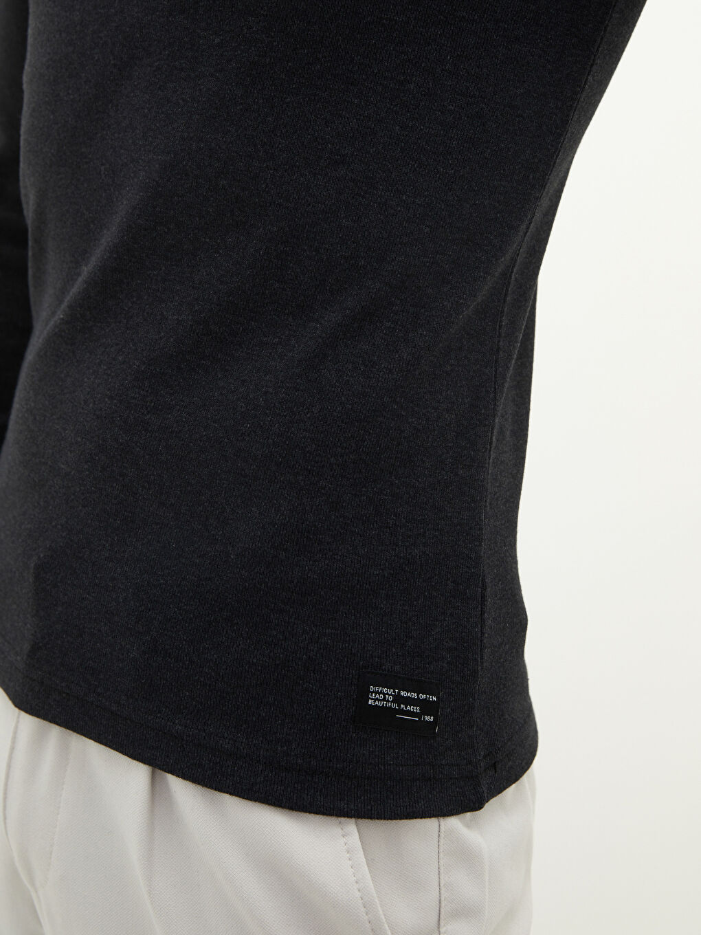 LC Waikiki Crew Neck Basic Long Sleeve Men's T-shirt -W1IF05Z8-L8N
