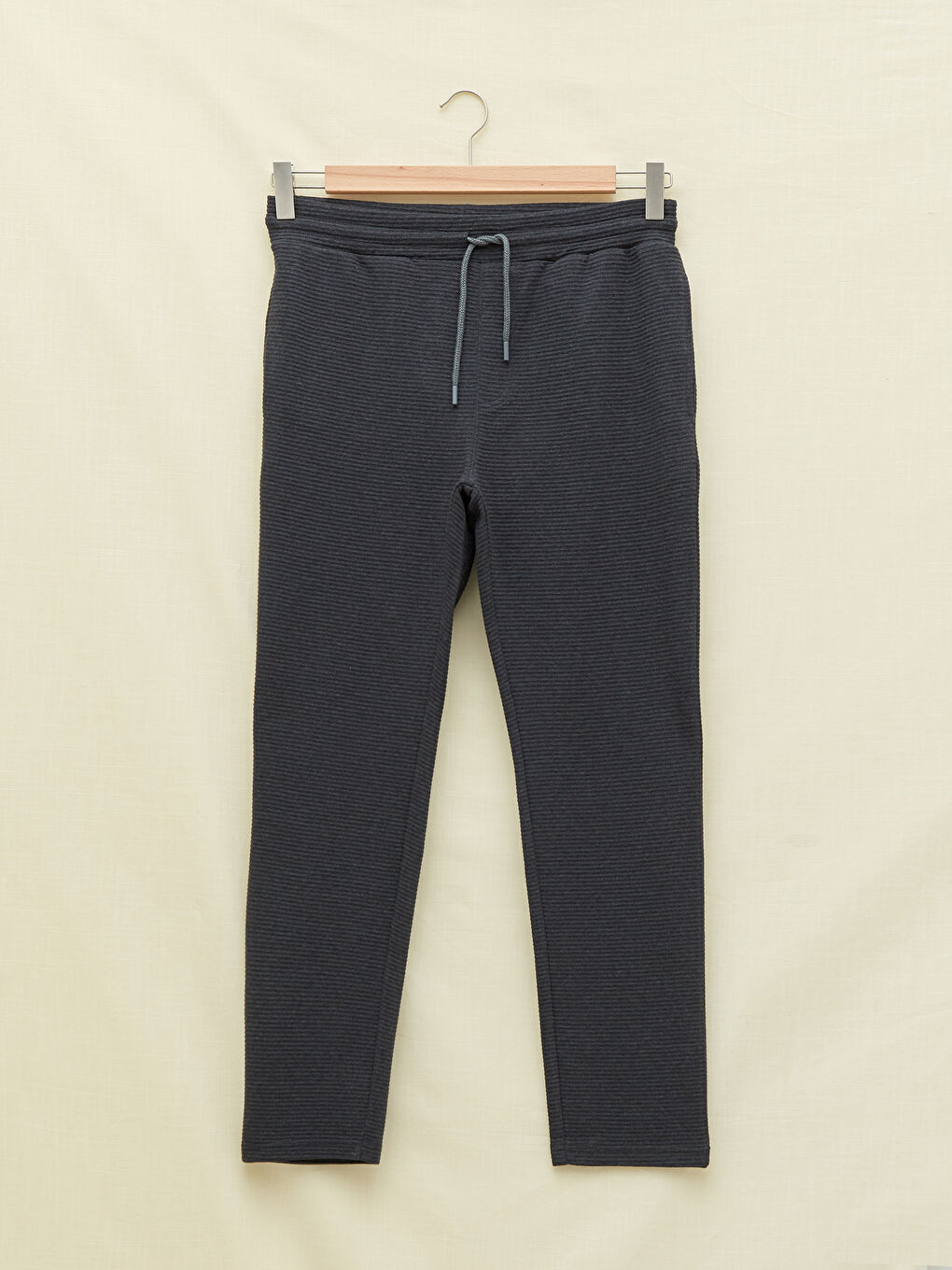 Antrasit Standart Kalıp Erkek Eşofman Altı-5