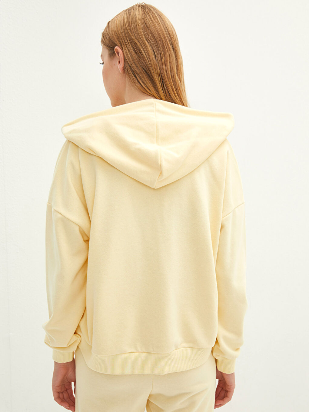 LCW Vision Kapuzensweatshirt mit regulären Taschen, langen Ärmeln für Damen -W1IF36Z8-FRS