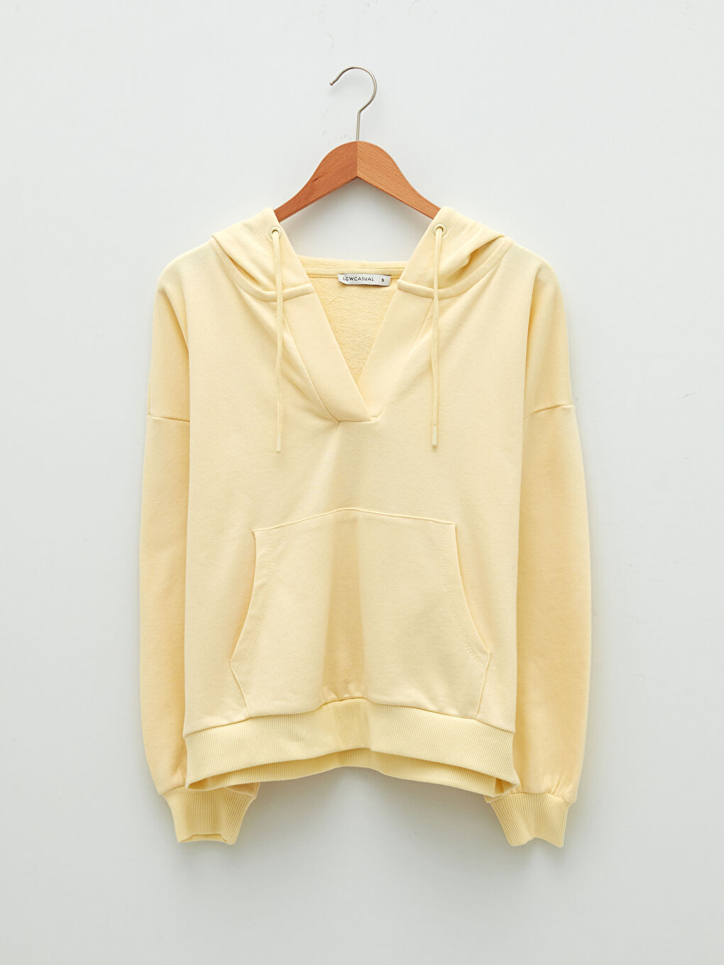 LCW Vision Kapuzensweatshirt mit regulären Taschen, langen Ärmeln für Damen -W1IF36Z8-FRS