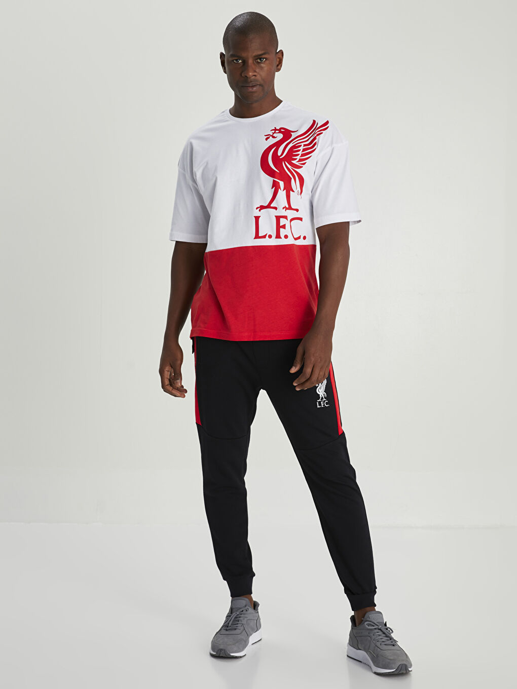 LCW SPORT Slim Fit Liverpool Printed Men's Sports Jogger Sweatpants -W1IF44Z8-CVL