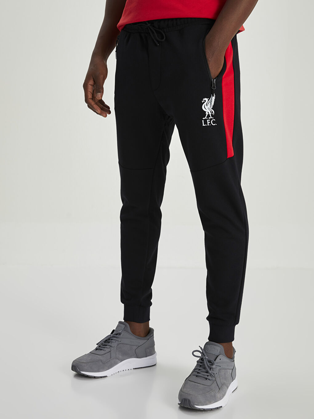 LCW SPORT Slim Fit Liverpool Printed Men's Sports Jogger Sweatpants -W1IF44Z8-CVL