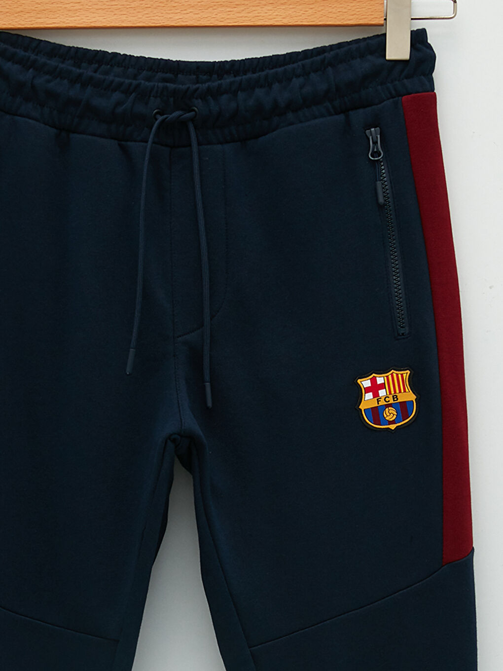 Standart Kalıp Barcelona Baskılı Aktif Spor Erkek Taraftar Jogger Eşofman Altı-7