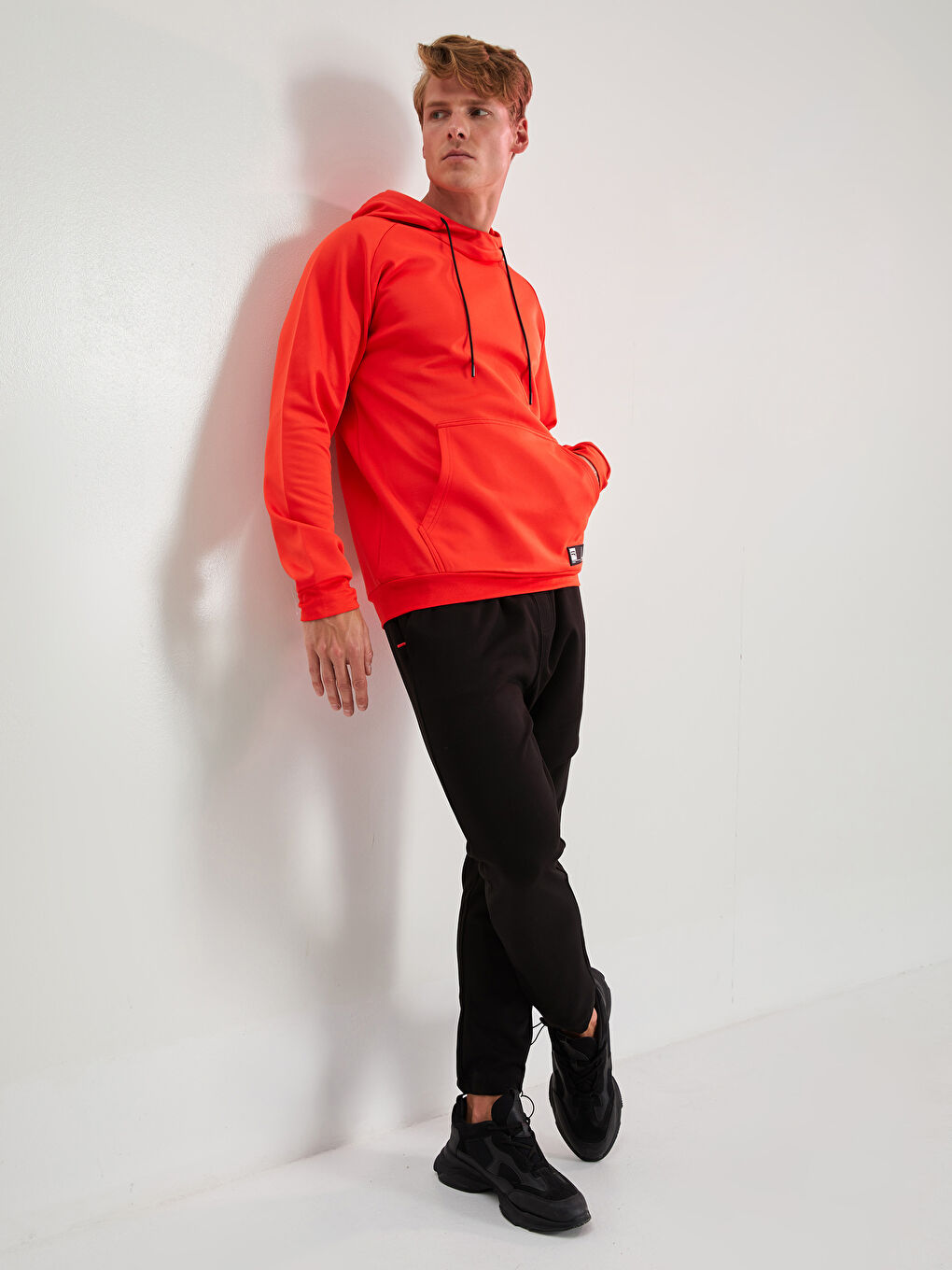 Siyah Slim Fit Erkek Spor Eşofman Altı