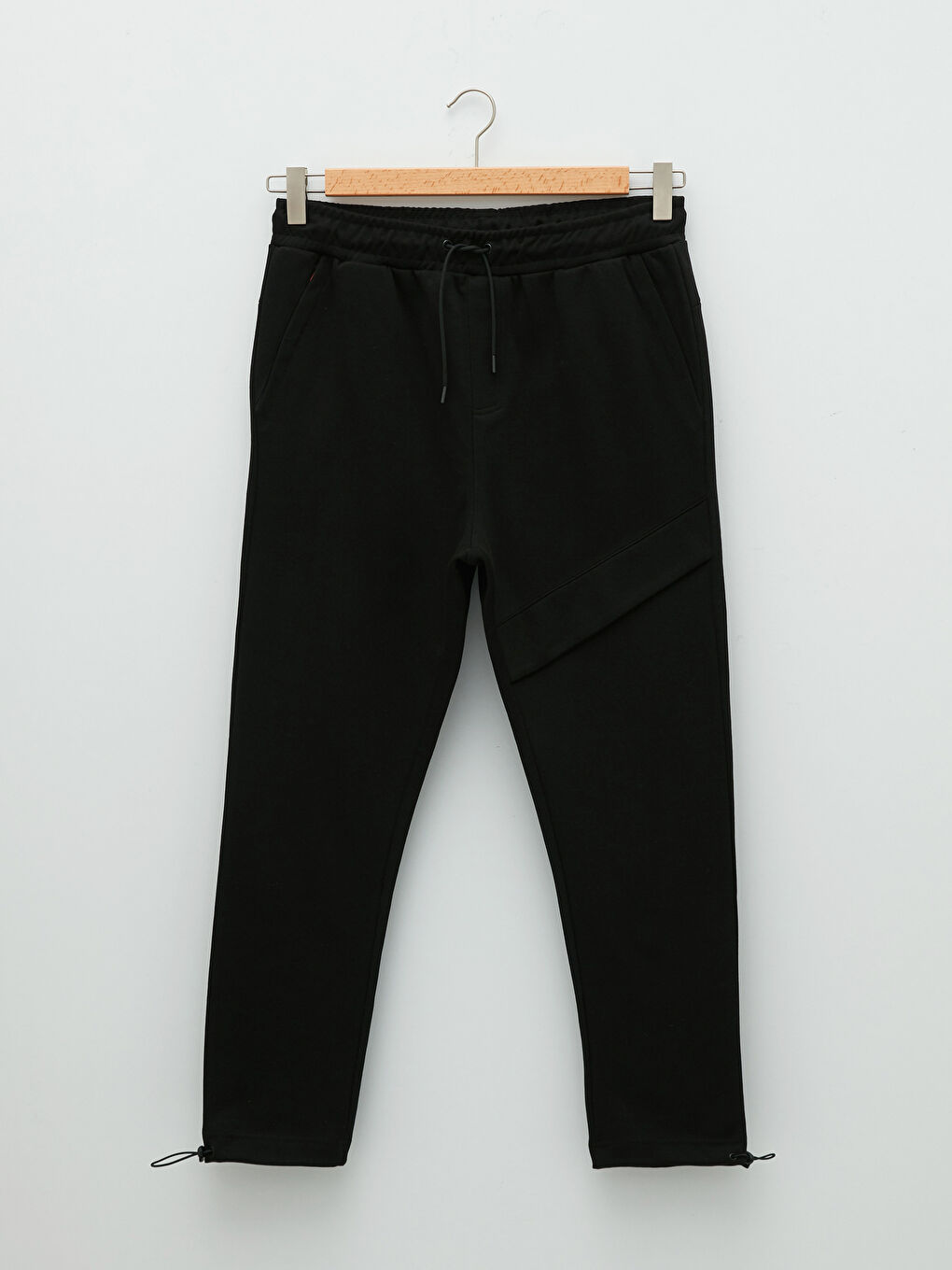 Siyah Slim Fit Erkek Spor Eşofman Altı-6