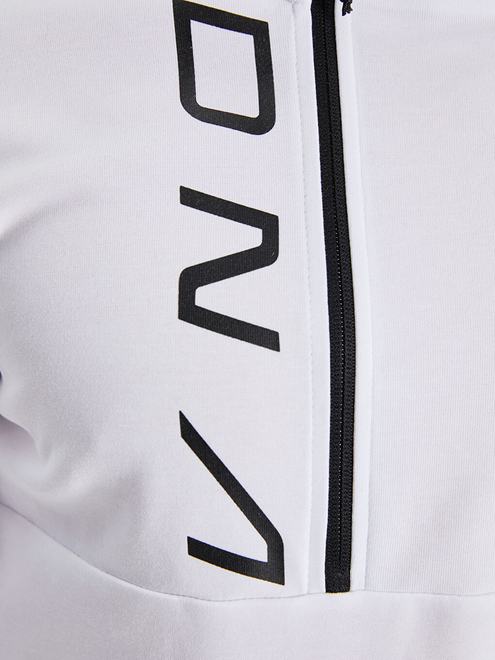 هودي رياضي مطبوع كم طويل مزود بغطاء رأس للرجال-3