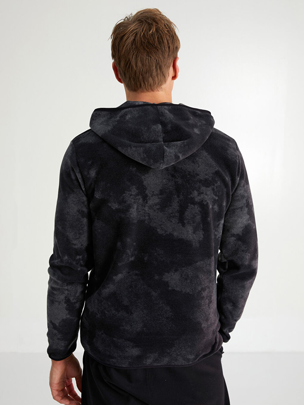 Hooded Long Sleeve Men's Sports Hoodie-4