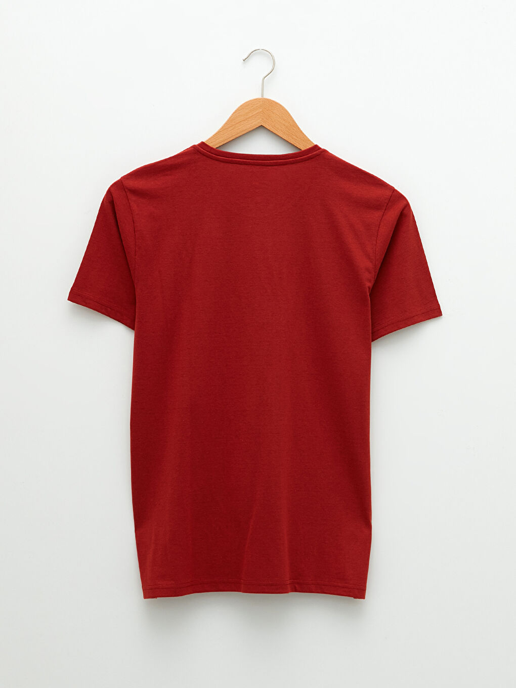 Turuncu Bisiklet Yaka Kısa Kollu Baskılı Erkek Spor Tişört-7