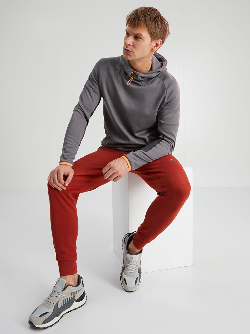 Xside Active Pantalon de Survêtement Jogger Slim Pour Hommes -W1IF87Z8-MEC