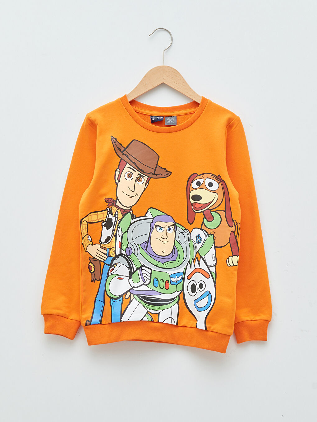 Crew Neck Toy Story Printed Long Sleeve Boy Sweatshirt