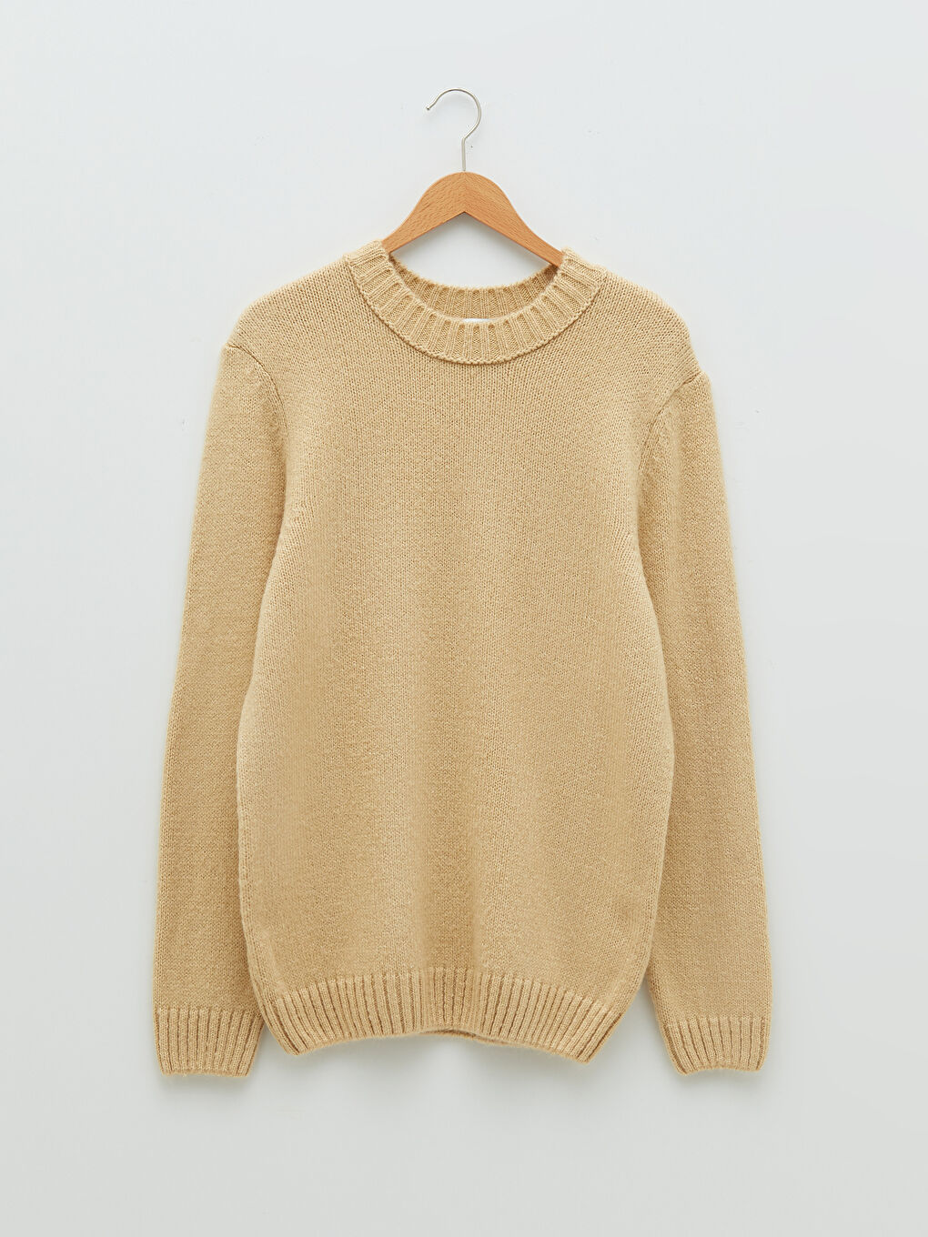 Half Turtleneck Long Sleeve Men's Knitwear Sweater-5