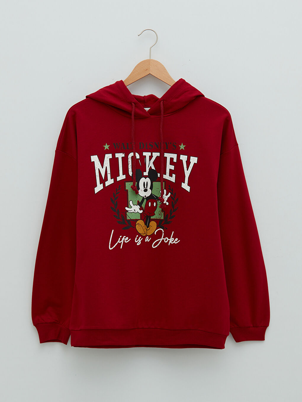 Sweatshirt à capuche Mickey Mouse imprimé à manches longues pour Femmes-5