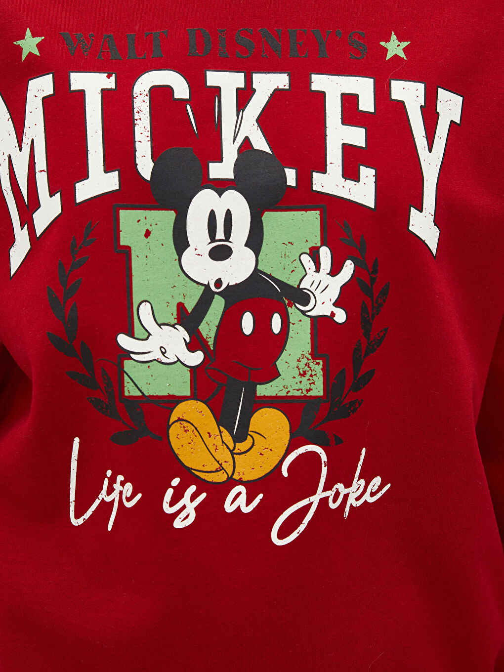 Sweatshirt à capuche Mickey Mouse imprimé à manches longues pour Femmes-2