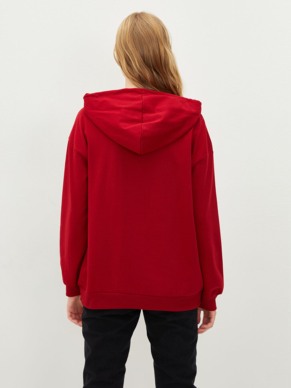 Sweatshirt à capuche Mickey Mouse imprimé à manches longues pour Femmes-4