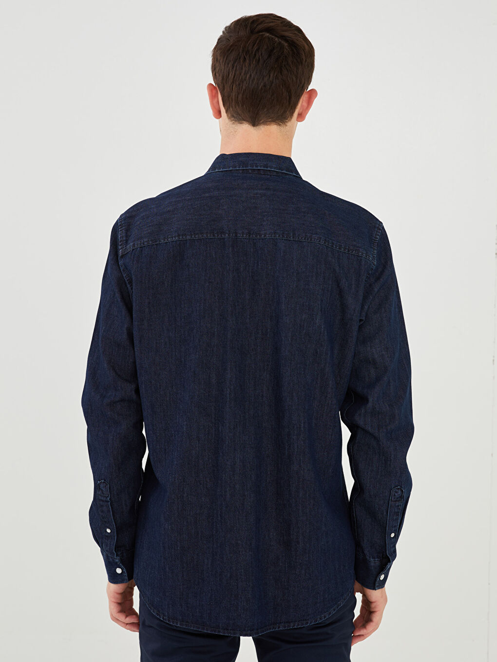 LCW Vision Chemise en Jean à Manches Longues Svelte pour Hommes -W1IG99Z8-507