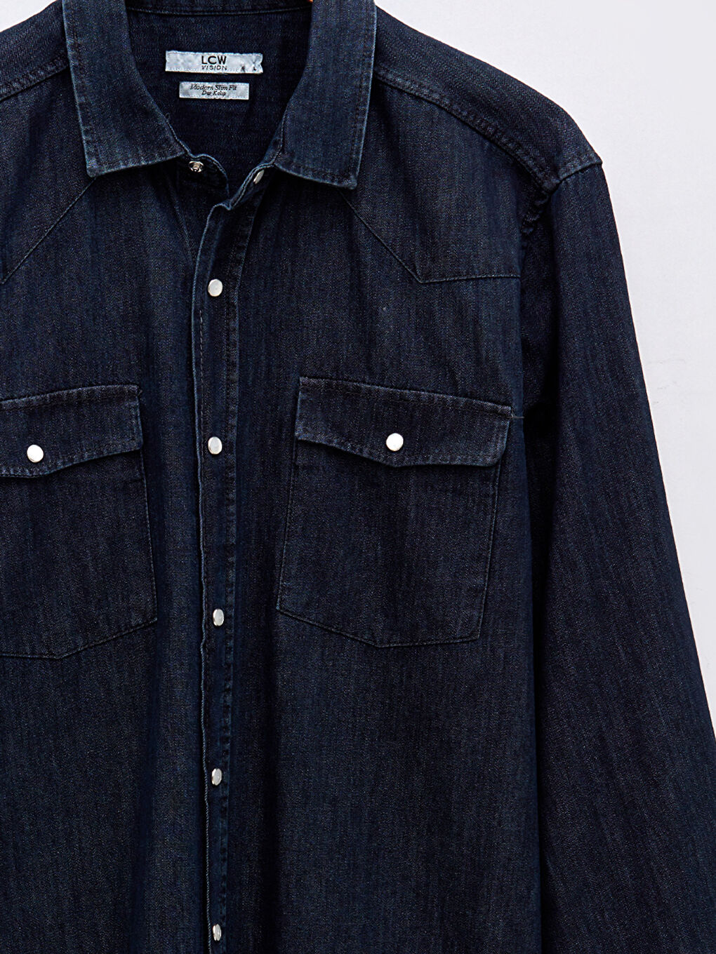 LCW Vision Chemise en Jean à Manches Longues Svelte pour Hommes -W1IG99Z8-507