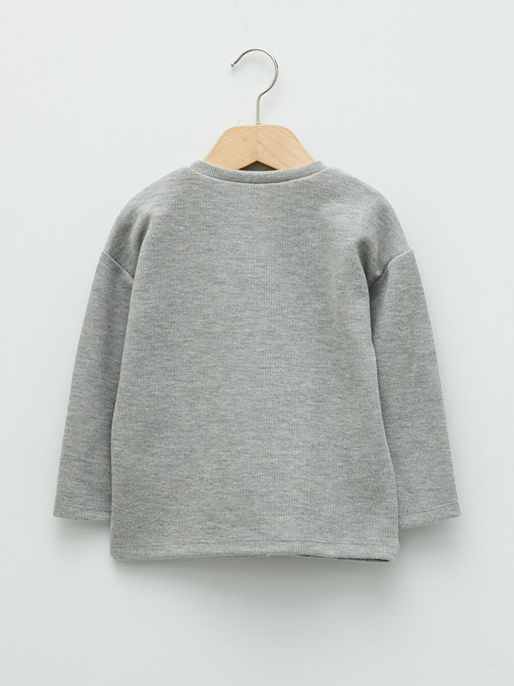 LCW baby Crew Neck Long Sleeve Basic Baby Boys' T-Shirt -W1IH05Z1-D5P