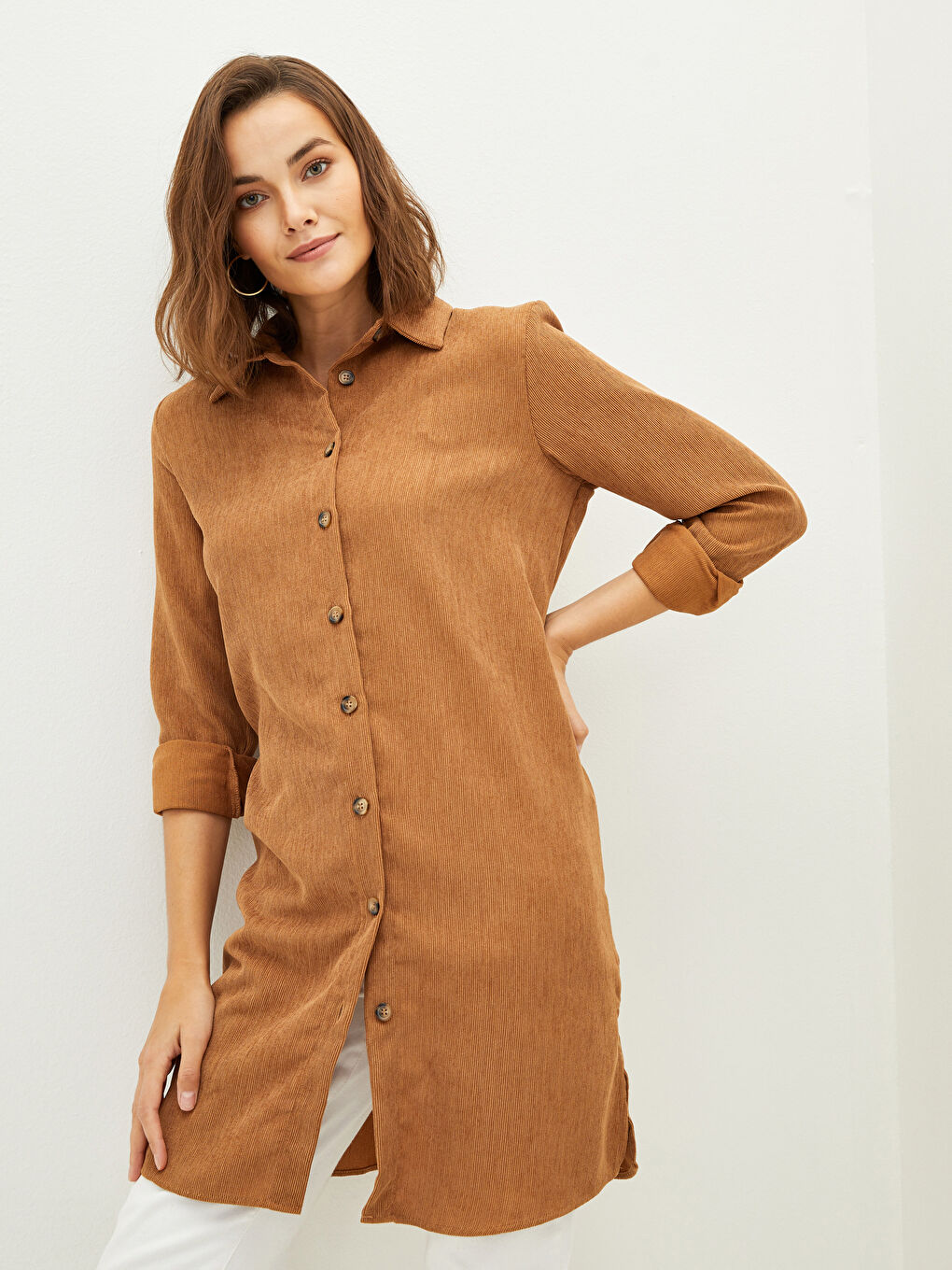 Velvet Women's Shirt Tunic-2