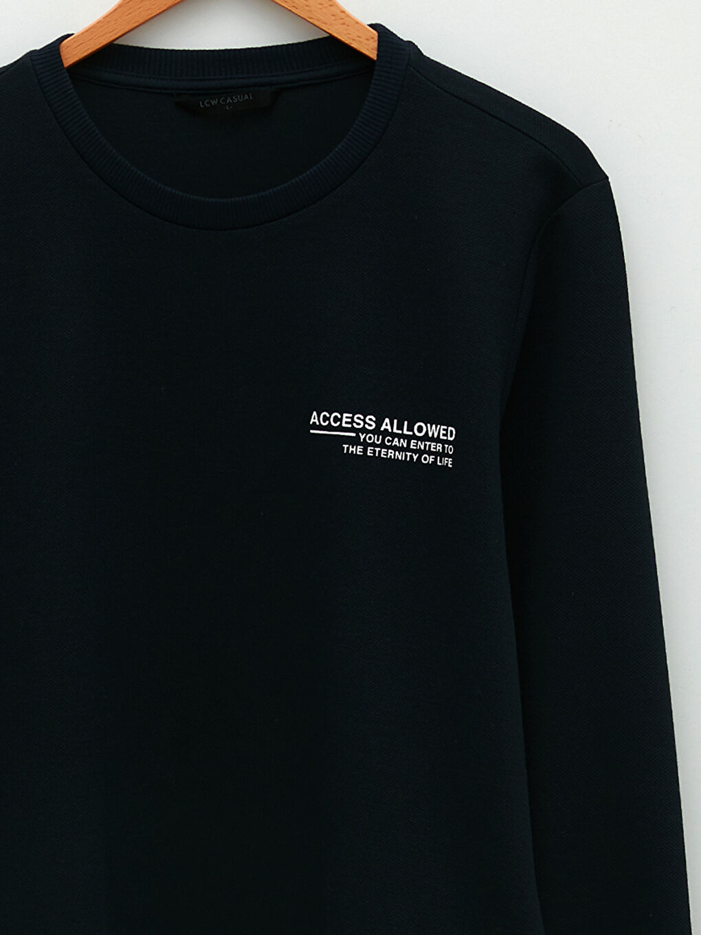 Толстовка с круглым вырезом, длинным рукавом, с принтом, толстая, для мужчин-7