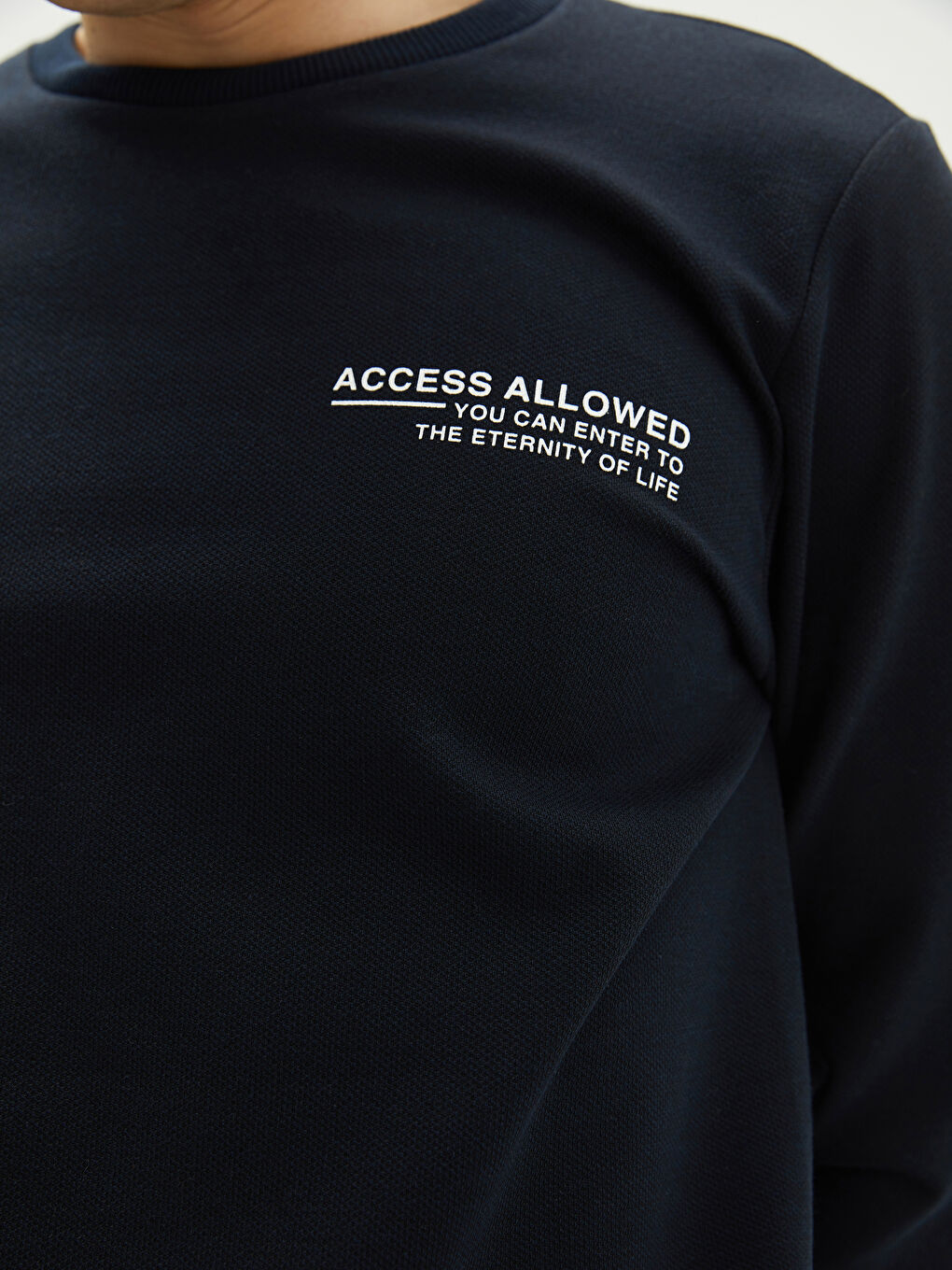 Толстовка с круглым вырезом, длинным рукавом, с принтом, толстая, для мужчин-3